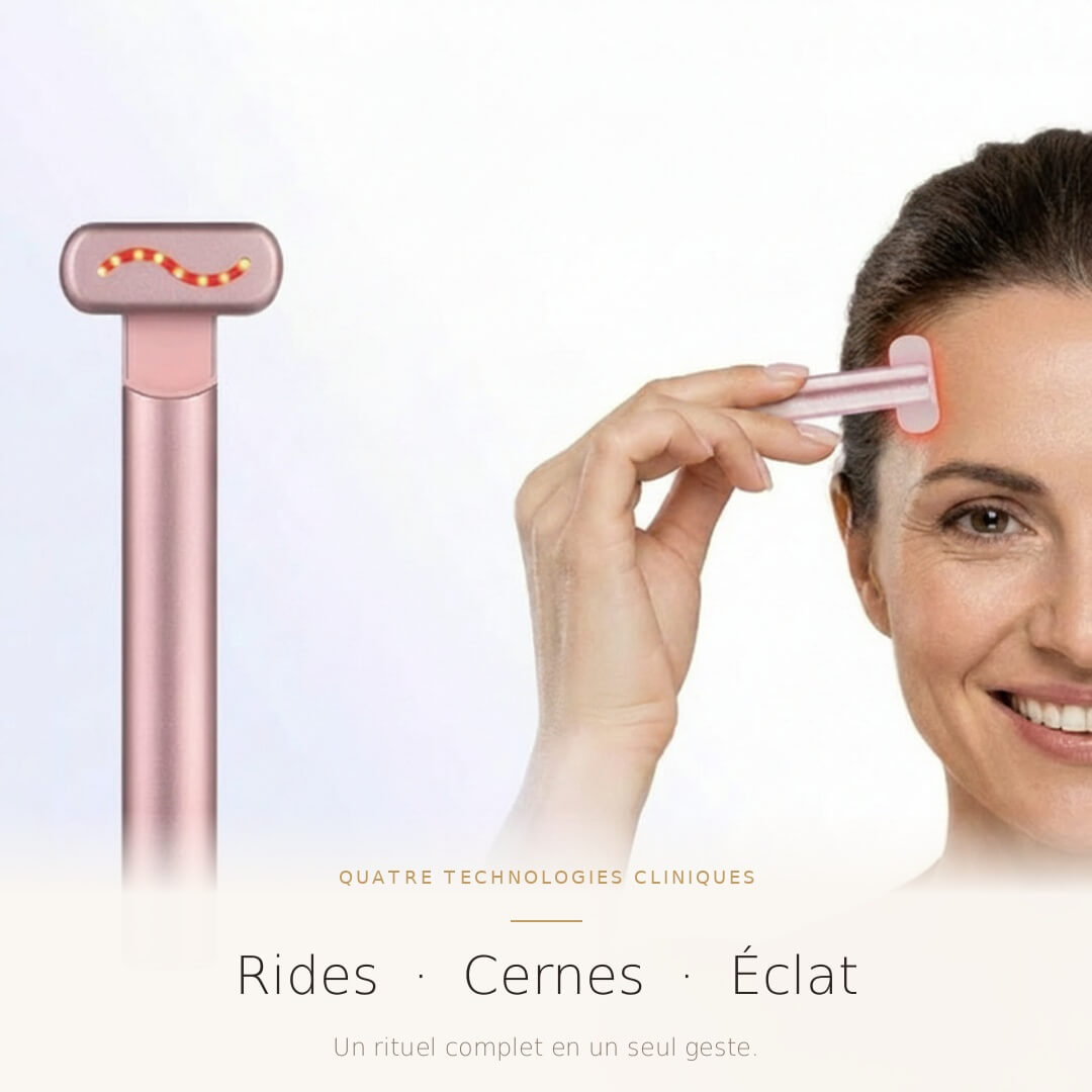 Lomayta — La Baguette Anti-Rides à Lumière Rouge | 4 Technologies Cliniques