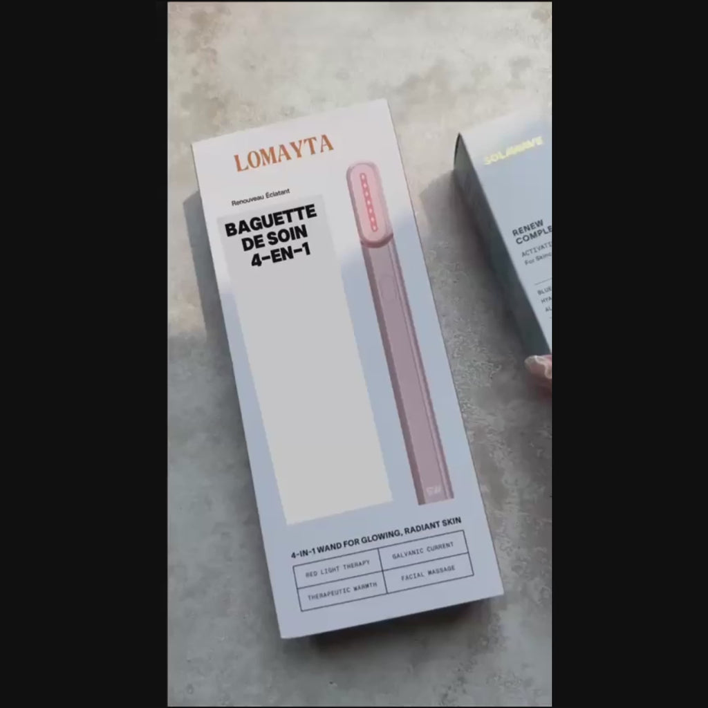 Lomayta — La Baguette Anti-Rides à Lumière Rouge | 4 Technologies Cliniques